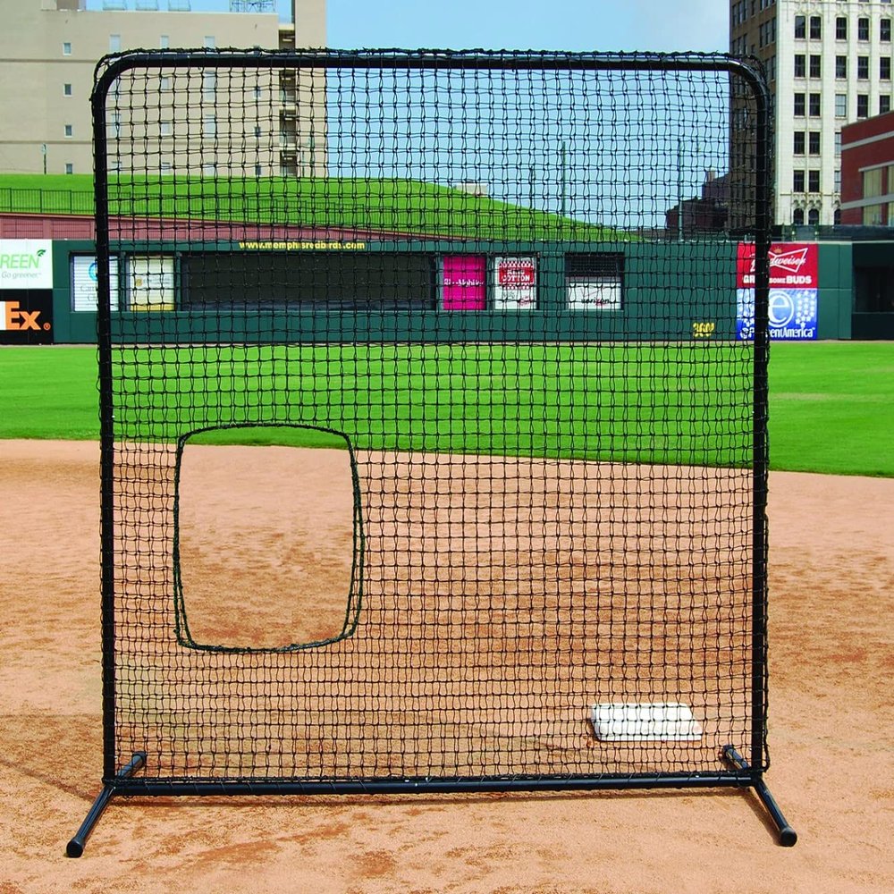Trigon Sports ProCage Black Series Softball Pitcher's Protective Screen