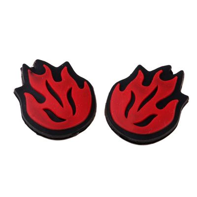 Tongina Tennis Vibration Dampener - 2 Pack Tennis Shock Absorbers for Tennis Racket Strings, Great Gift for Tennis Players, Red