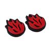 Tongina Tennis Vibration Dampener - 2 Pack Tennis Shock Absorbers for Tennis Racket Strings, Great Gift for Tennis Players, Red view 4