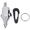 Alomejor 8cm Professional Diving Air Nozzle Stainless Steel Diving Diving Low Pressure Air Inflator Nozzle with Clip for Water Sports (Silver) view 1