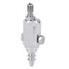 Alomejor 8cm Professional Diving Air Nozzle Stainless Steel Diving Diving Low Pressure Air Inflator Nozzle with Clip for Water Sports (Silver) view 2
