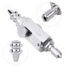 Alomejor 8cm Professional Diving Air Nozzle Stainless Steel Diving Diving Low Pressure Air Inflator Nozzle with Clip for Water Sports (Silver) view 4