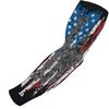 B-Driven Premium Pro-Fit Sports Compression Arm Sleeve (Single) Patriotic Designs Baseball Arm Sleeves - Men Women Youth view 1