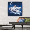 Trends International NHL Tampa Bay Lightning - Andrei Vasilevskiy 19 Wall Poster, 22.375" x 34", Silver Framed Version view 2