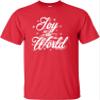 Go All Out XX-Large Red Adult Joy to The World Fashion Christmas Holiday T-Shirt view 3