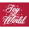 Go All Out XX-Large Red Adult Joy to The World Fashion Christmas Holiday T-Shirt view 4