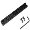 Trinity Scope and Mount for mossberg 590 12ga Pump Picatinny Weaver Base Mount Adapter Aluminum Black mildot Reticle Hunting Optics Tactical Target Range Home Defense Accessory. view 4