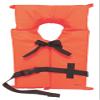 6 Pack Coast Guard Approved Life Jackets. High Visibility Color Type II Keyhole Life Vest in Classic May West Style. Compliance Flotation Device 3 Adult and 3 Youth Neon Orange view 2