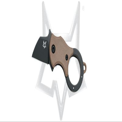 FOX Mini-Ta Liner Lock FX-536CBB Coyote Brown Stainless Pocket Knife