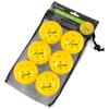 Champion Sports Outdoor Pickleball Balls: USAPA Approved Official Size Tournament Pickleballs - Yellow Pickleball Ball Set for Outdoor Courts - 6 Pack view 2