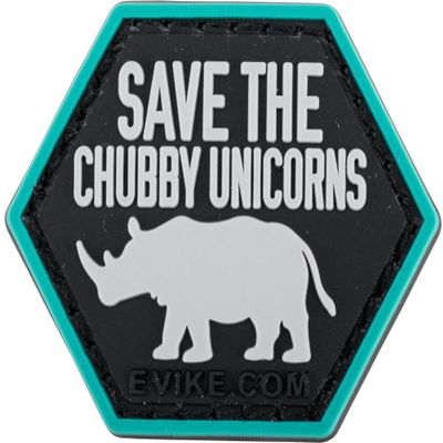 Evike Operator Profile PVC Hex Patch Catchphrase Series 5 (Style: Chubby Unicorns)