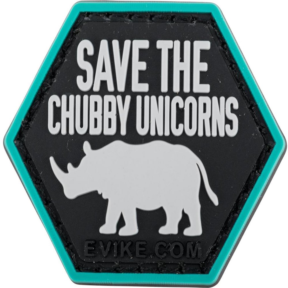 Evike Operator Profile PVC Hex Patch Catchphrase Series 5 (Style: Chubby Unicorns)
