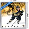 Trends International NHL Boston Bruins - David Pastrnk 19 Wall Poster, 22.375" x 34", Silver Framed Version view 3