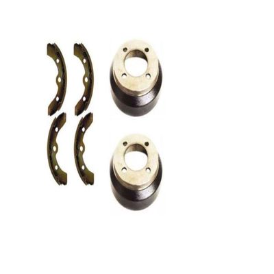 3G Rear Brake Shoes & Drums Set for Club Car Precedent Golf Carts 2004+