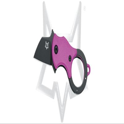 Mini-Ta FX-536PB Liner Lock Purple FRN and Black Stainless Pocket Knife