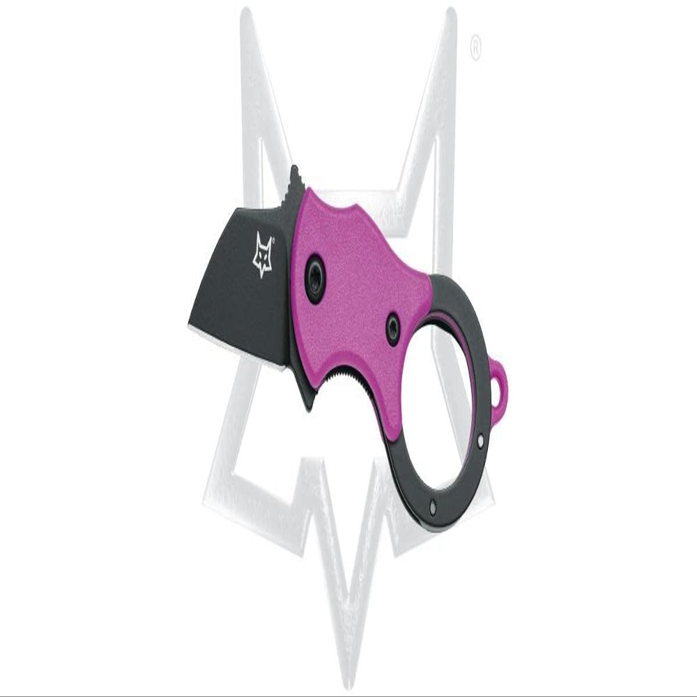 Mini-Ta FX-536PB Liner Lock Purple FRN and Black Stainless Pocket Knife