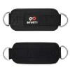 Infinity Sports USA Ankle D Ring Gym Cable Attachment Cuff Weightlifting Adjustable Strap Wrist Neoprene Pulley Double Straps Fitness Multi Leg Cuffs Lifting (Black Ankle Strap, One Size) view 2