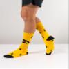 TCK Iowa Hawkeyes Socks Sock Mayhem Crew (Gold/Black, Large) view 3