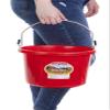 Plastic Animal Feed Bucket (Purple) - Little Giant - Round Plastic Feed Bucket with Metal Handle (8 Quarts / 2 Gallons) (Item No. P8RED6) view 3