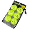 Champion Sports Indoor Pickleball Balls: USAPA Approved Official Size Tournament Pickleballs - Optic Yellow Pickleball Ball Set for Indoor Courts - 6 Pack view 2
