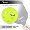 Champion Sports Indoor Pickleball Balls: USAPA Approved Official Size Tournament Pickleballs - Optic Yellow Pickleball Ball Set for Indoor Courts - 6 Pack view 4