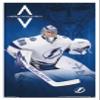 Trends International NHL Tampa Bay Lightning - Andrei Vasilevskiy 19 Wall Poster, 22.375" x 34", White Framed Version view 1