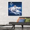 Trends International NHL Tampa Bay Lightning - Andrei Vasilevskiy 19 Wall Poster, 22.375" x 34", White Framed Version view 2