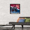 Trends International NHL Colorado Avalanche - Nathan Mackinnon Wall Poster, 14.725" x 22.375", Black Framed Version view 2