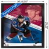 Trends International NHL Colorado Avalanche - Nathan Mackinnon Wall Poster, 14.725" x 22.375", Black Framed Version view 3