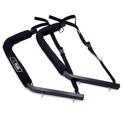 HTTMT- KAYAK-W04- Heavy-Duty HighRise Wall Mount Kayak Paddle Surfboard Storage Rack Indoor/Outdoor