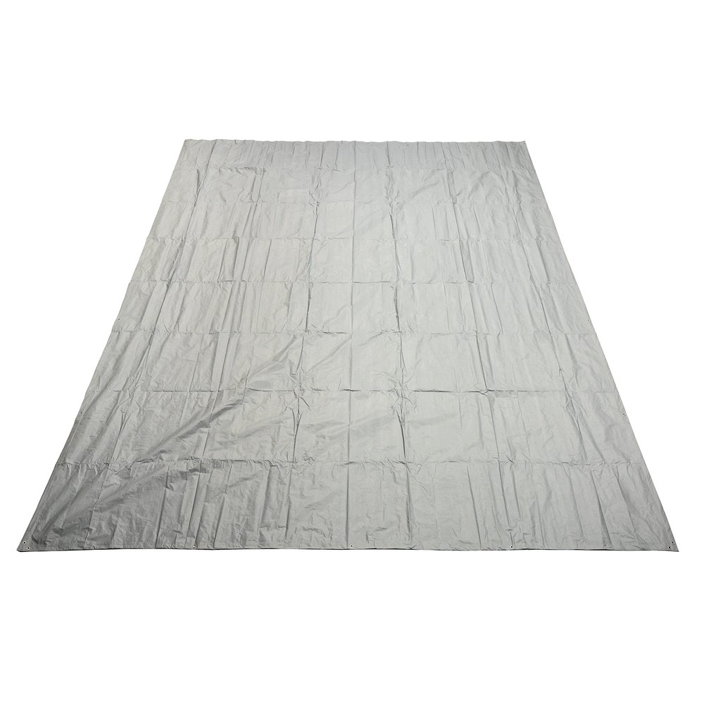 True Shelter 15.5 x 20 Ft. 7 mil White Standard Waterproof Camping, Boat, Pool, RV, Tear Proof Polyethylene Tarp