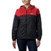 Columbia NCAA Georgia Bulldogs Women's Flash Forward Lined Jacket, Small, UGA - Bright Red/Black view 1