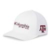 Columbia NCAA Texas A&M Aggies Men's PFG Mesh Ball Cap Large/X-Large, Large/X-Large, TAM - White view 1