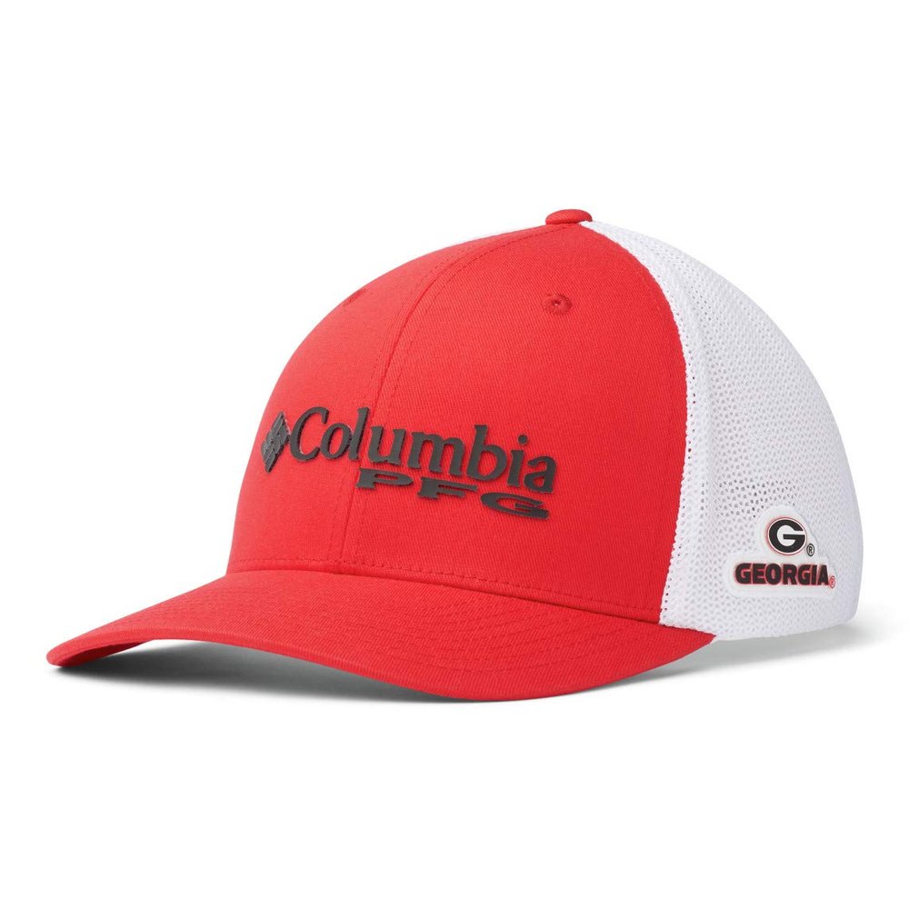 NCAA Georgia Bulldogs Men's PFG Mesh Ball Cap Large/X-Large, Large/X-Large, UGA - Bright Red