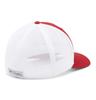 Columbia Unisex Collegiate PFG Mesh Fish Flag Ball Cap, Ala - Red Velvet, L/XL view 2
