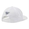 Columbia NCAA LSU Tigers Men's PFG Mesh Snap Back Ball Cap, One Size, LSU - White view 3