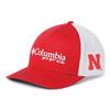 Columbia NCAA Nebraska Cornhuskers Men's PFG Mesh Ball Cap Large/X-Large, Large/X-Large, NEB - Bright Red view 1
