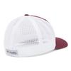 Columbia Unisex Collegiate PFG Mesh Fish Flag Ball Cap, Tam - Deep Maroon, S/M view 2