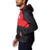 Columbia NCAA Nebraska Cornhuskers Men's Flash Forward Jacket, Small, NEB - Black/Bright Red view 3