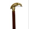 Brass Handle Crow Style Twist Cane Vintage Walking Stick Beautiful Cane view 2