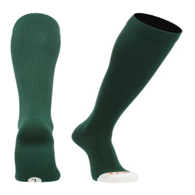 MadSportsStuff Pro Line Over the Calf Baseball Socks (Dark Green, X-Large)