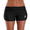ALove Stretch Swim Shorts for Women Swimsuit Short Capris Tankini Bottoms Black L view 2