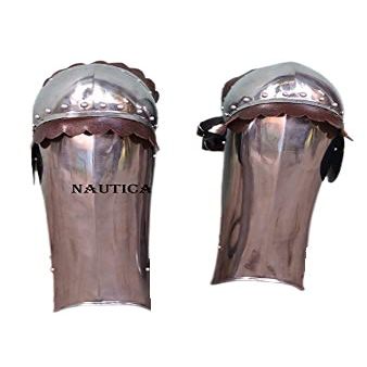 Nautical-Mart Medieval Leg Guard Leg Armor, Plate Legs, cuisses with poleyns Costume