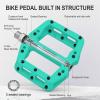 MZYRH Mountain Bike Pedal 9/16" 3 Sealed Bearings Lightweight Non-Slip Nylon Fiber Bicycle Platform Pedals for Road BMX MTB view 4