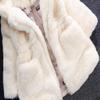 XYSSWW Girls Winter Warm Coats Hooded Faux Fur Fleece Jacket Coat (White, 2T) view 4