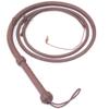 Indiana Jones Style 8 Foot & 10 Foot Dark Brown Leather Equestrian Bullwhip 8 Strands Real Cowhide Leather Bull Whip (08) view 1