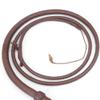 Indiana Jones Style 8 Foot & 10 Foot Dark Brown Leather Equestrian Bullwhip 8 Strands Real Cowhide Leather Bull Whip (08) view 2