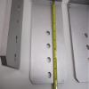 CTW (4) Vertical Pontoon Boat Trailer Bunk Bolster L Brackets / 5" by 10" Aluminum view 4