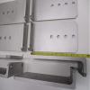 (8) Vertical Pontoon Boat Trailer Bunk Bolster L Brackets / 5" by 10" Aluminum view 2