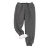 Snoly Women's Winter Warm Athletic Sherpa-Lined Jogger Sweatpants Running Active Thermal Fleece Running Pant Trousers (Dark Grey, Small) view 1